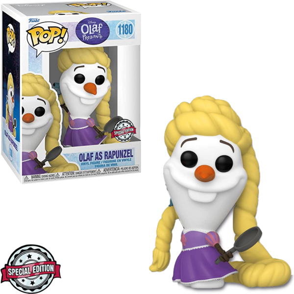 Funko Pop! Disney: Olaf Presents - Olaf As Rapunzel Vinyl Figure   Exclusive now available at  : r/funkopop