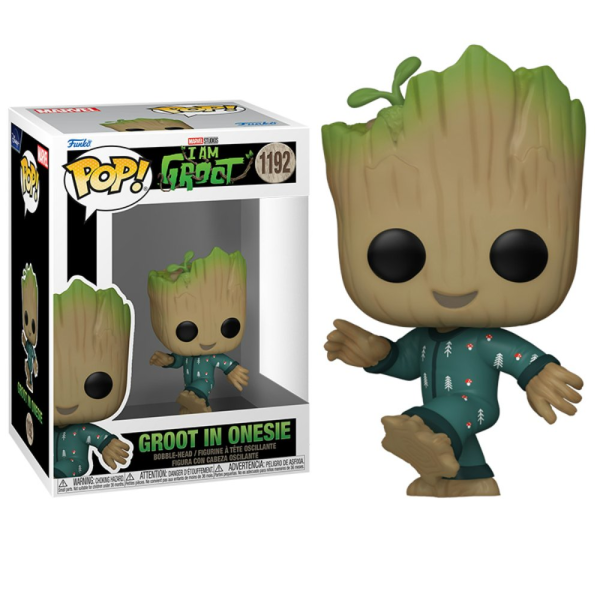 Funko – Pop: I am Groot – Groo In Onesie (1192) – Nitro Shop